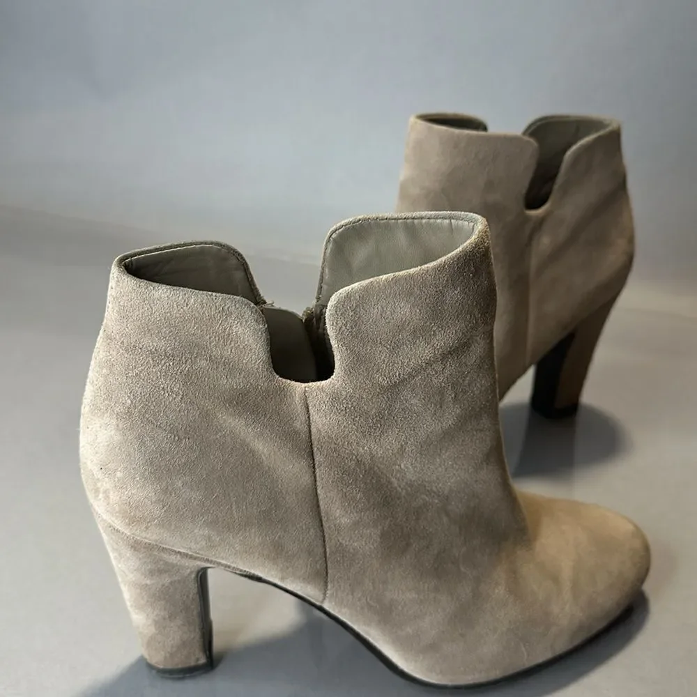Sam Edelman Shelby • suede ankle booties • size 7.5 • like new • 3”heel (A-1505)